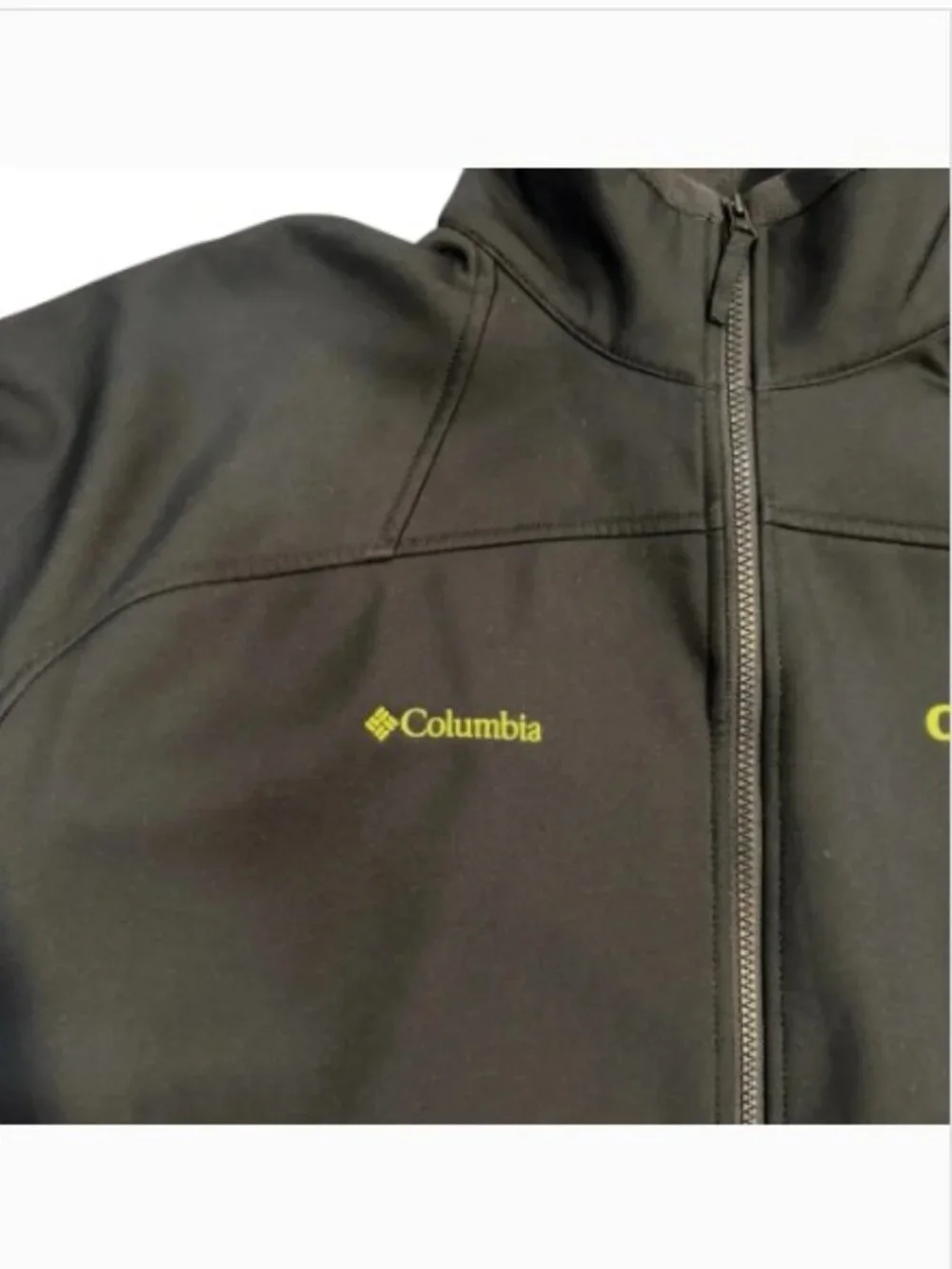 Columbia Oregon Ducks Ascender Softshell Jacket Black Men's XL Game Day